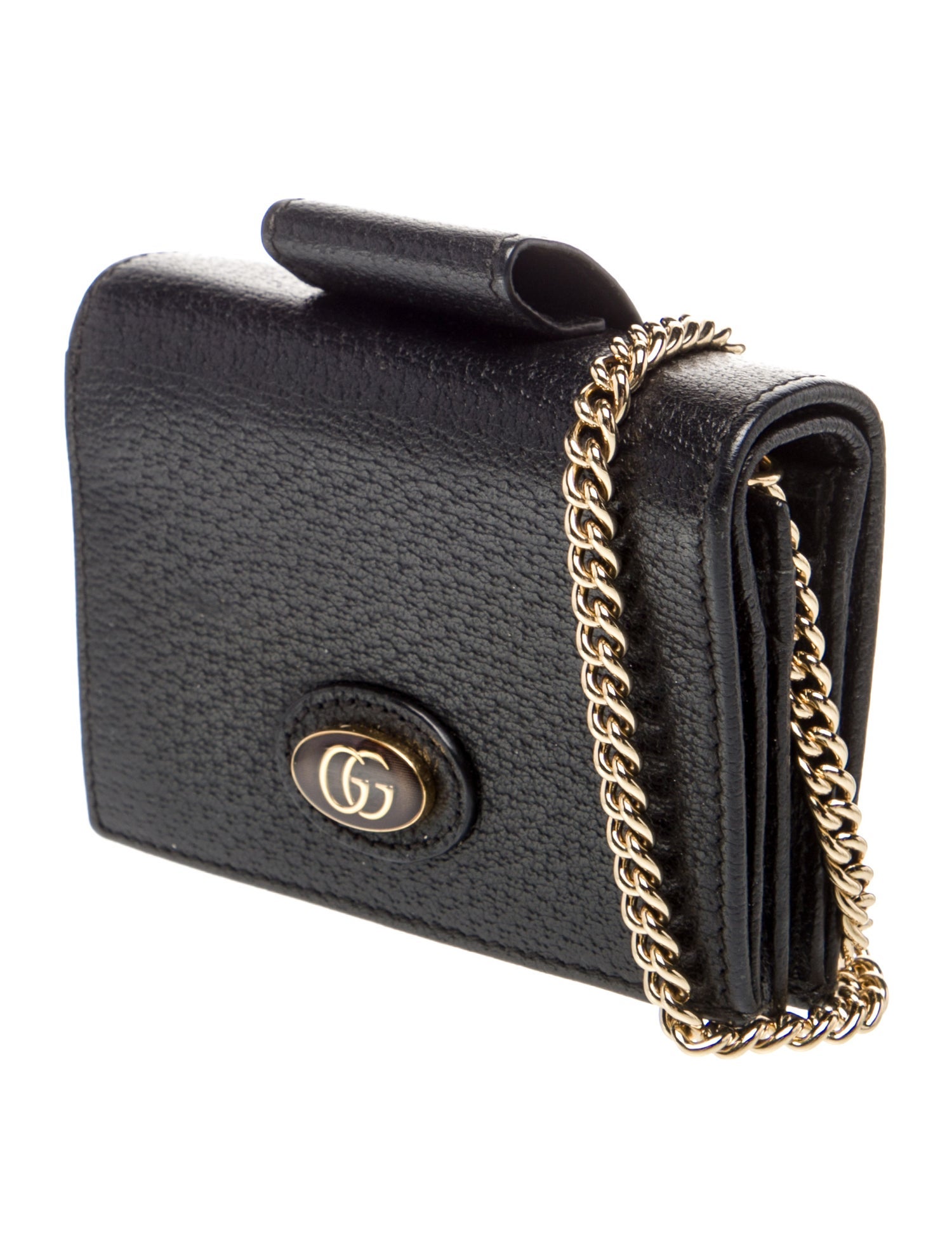 Gucci Double G Logo Leather Wallet