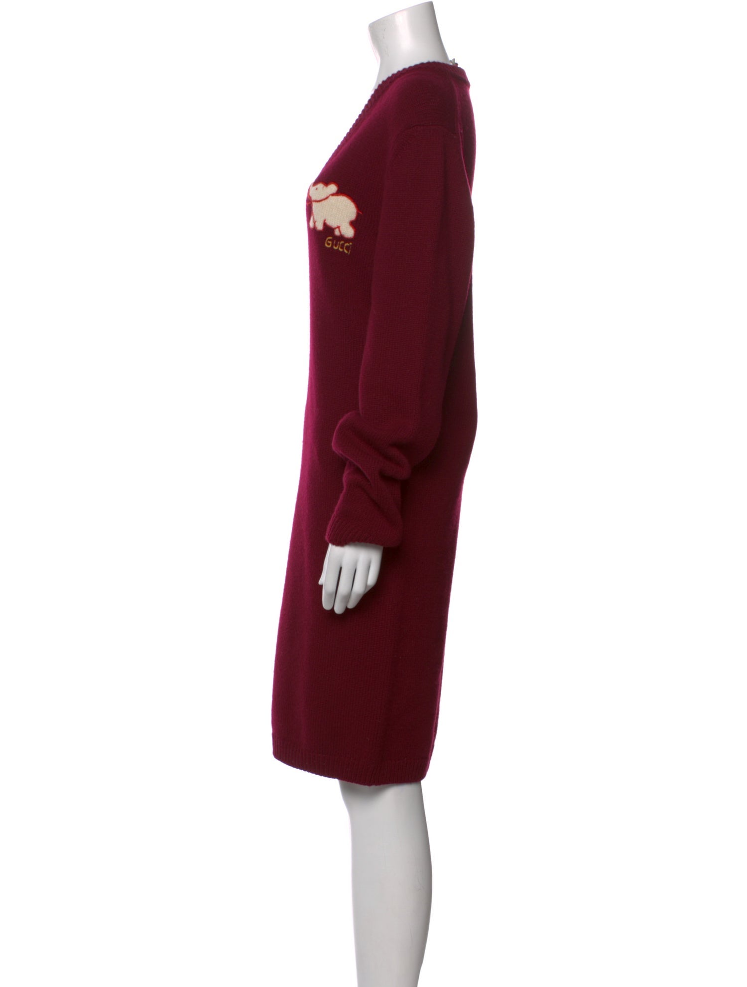 Gucci Wool Knee-Length Dress