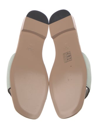 Gucci Interlocking G Logo Leather Slides