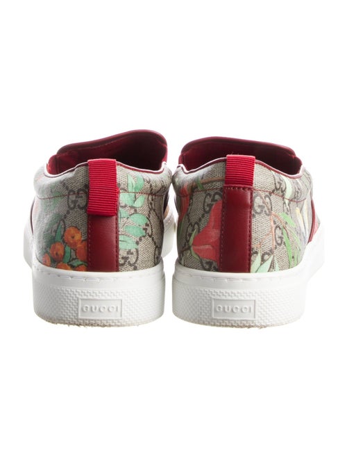 Gucci GG Supreme Leather Trim Embellishment Sneakers