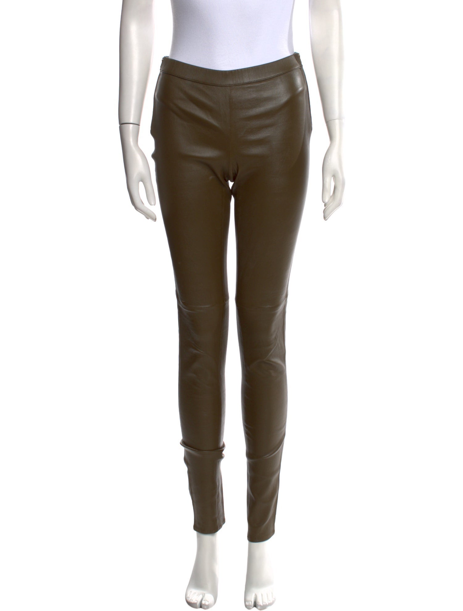 Gucci Leather Skinny Leg Pants