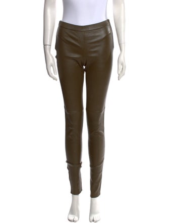 Gucci Leather Skinny Leg Pants
