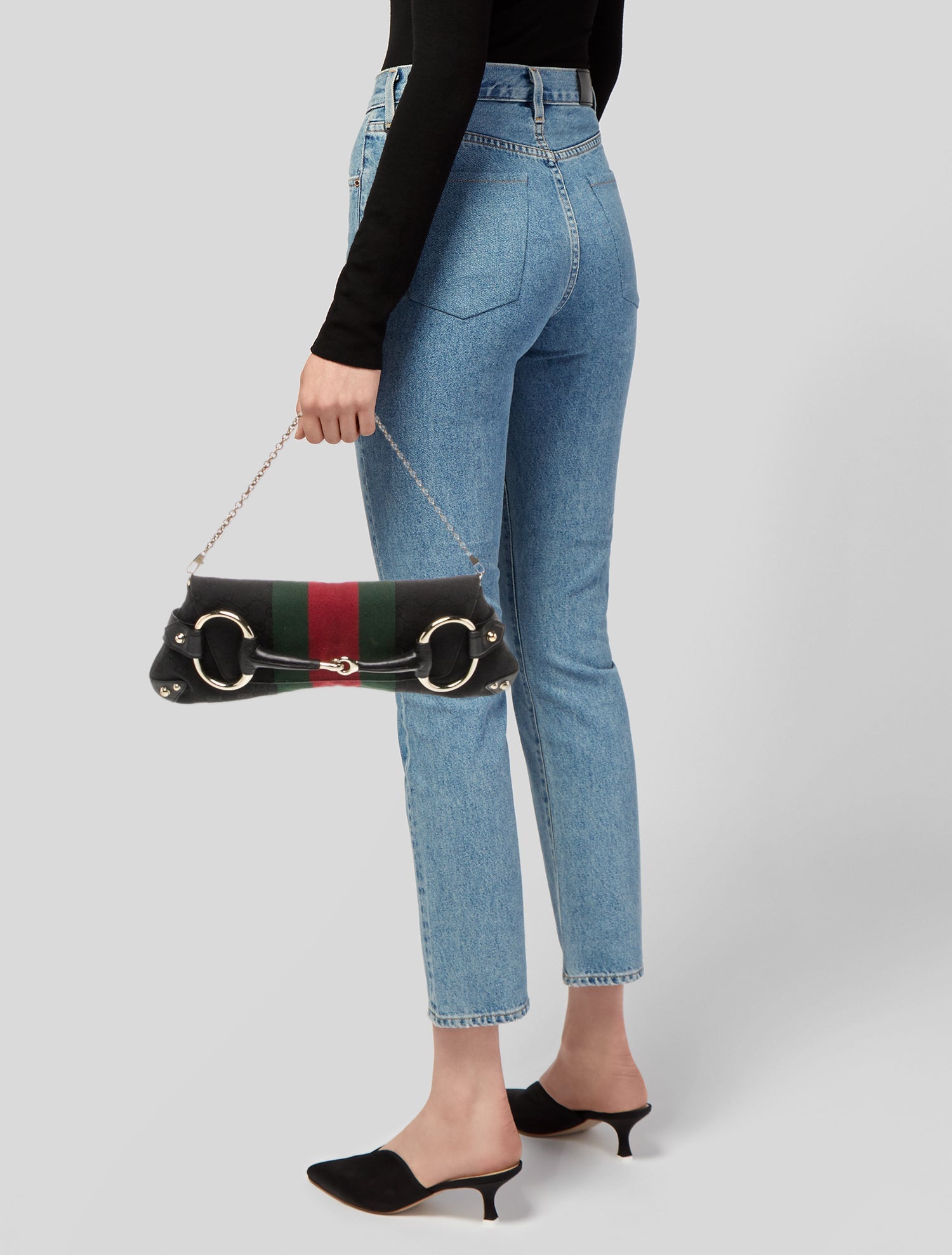 Gucci GG Canvas Horsebit Chain Vintage