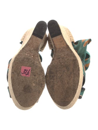 Gucci Silk Printed Espadrilles