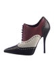 Gucci Leather Colorblock Pattern Pumps