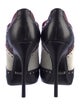 Gucci Leather Colorblock Pattern Pumps