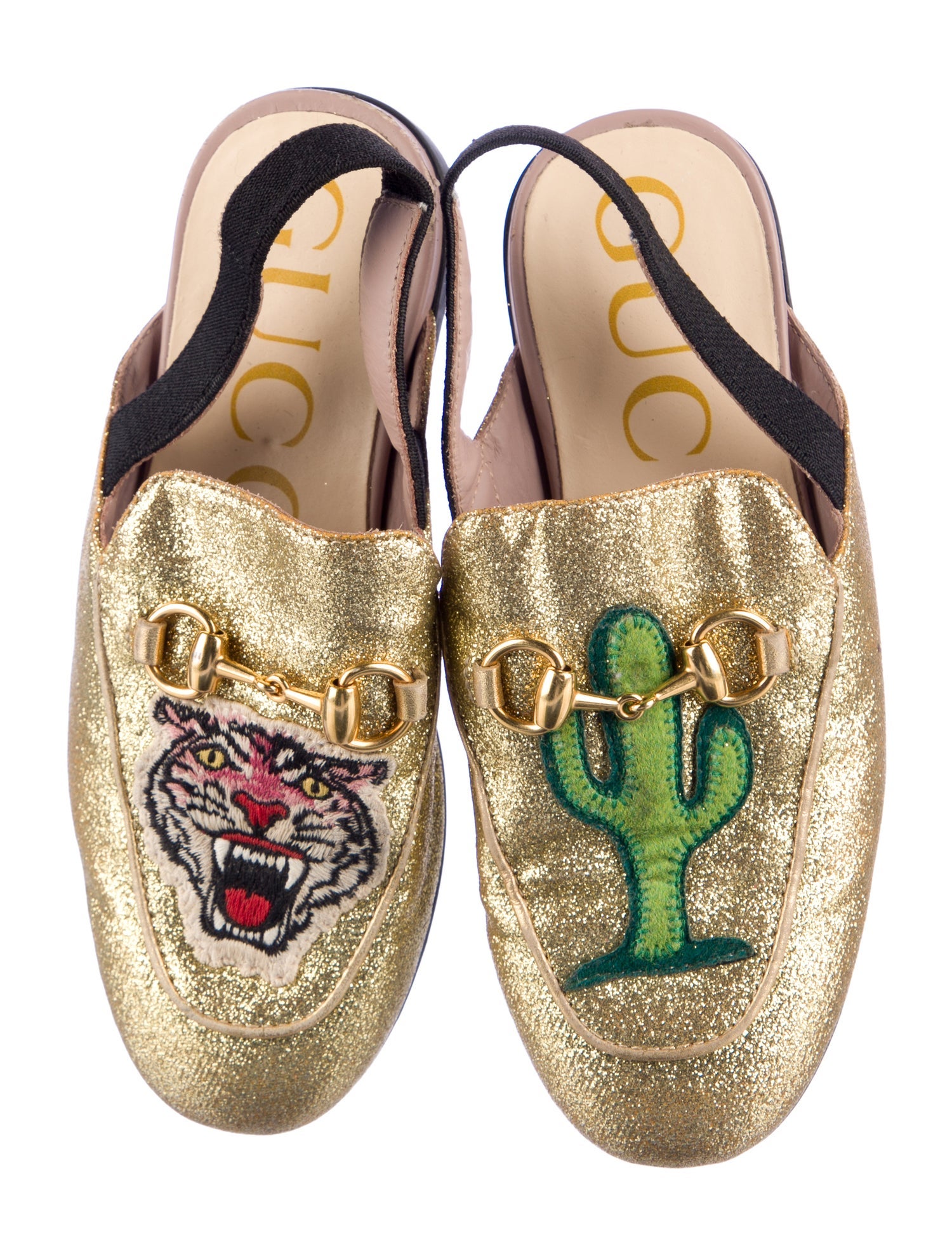 Gucci Glitter Accent Shoes