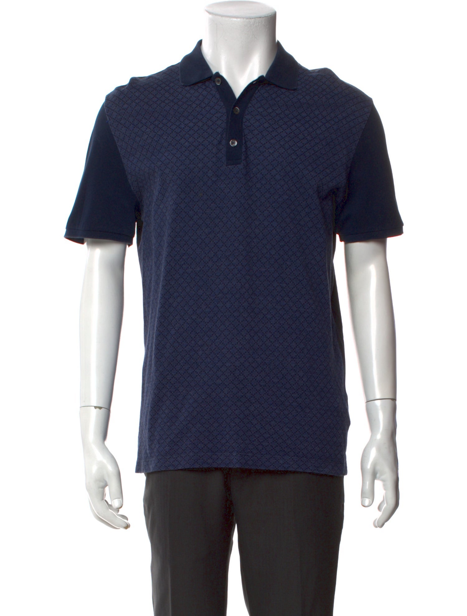 Gucci Canapa V-Neck Polo Shirt