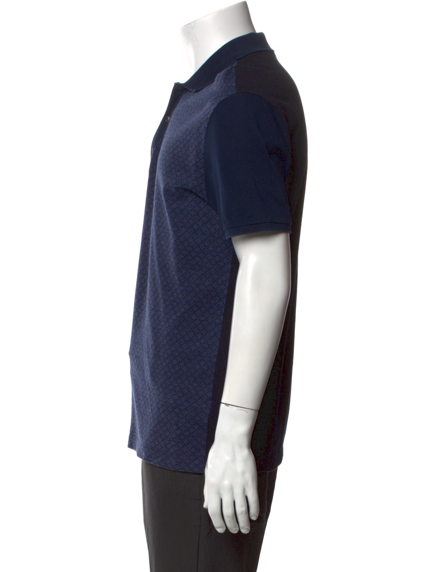 Gucci Canapa V-Neck Polo Shirt