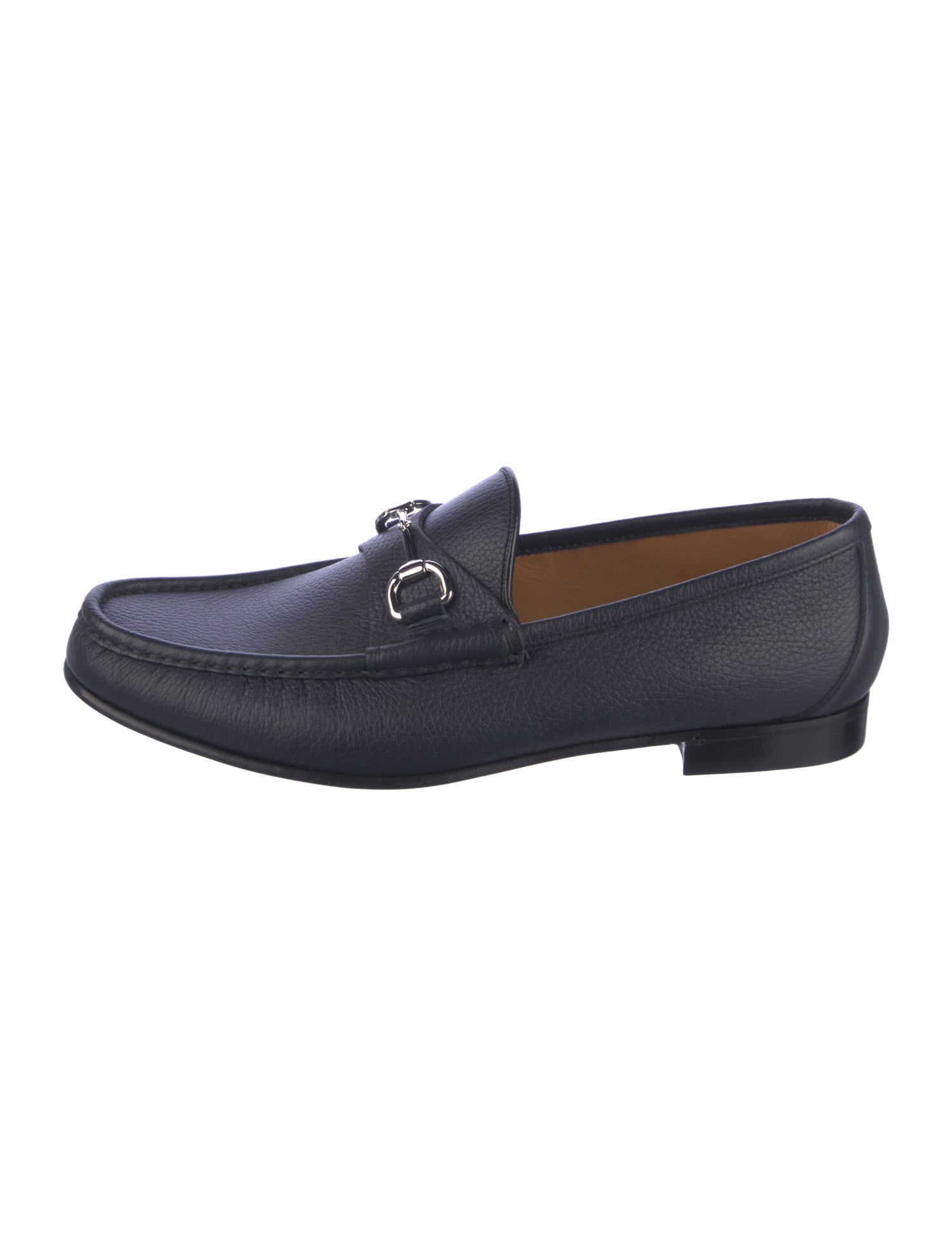 Gucci Horsebit Accent Leather Dress Loafers