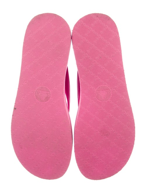 Gucci Running GG Logo Rubber Flip Flops