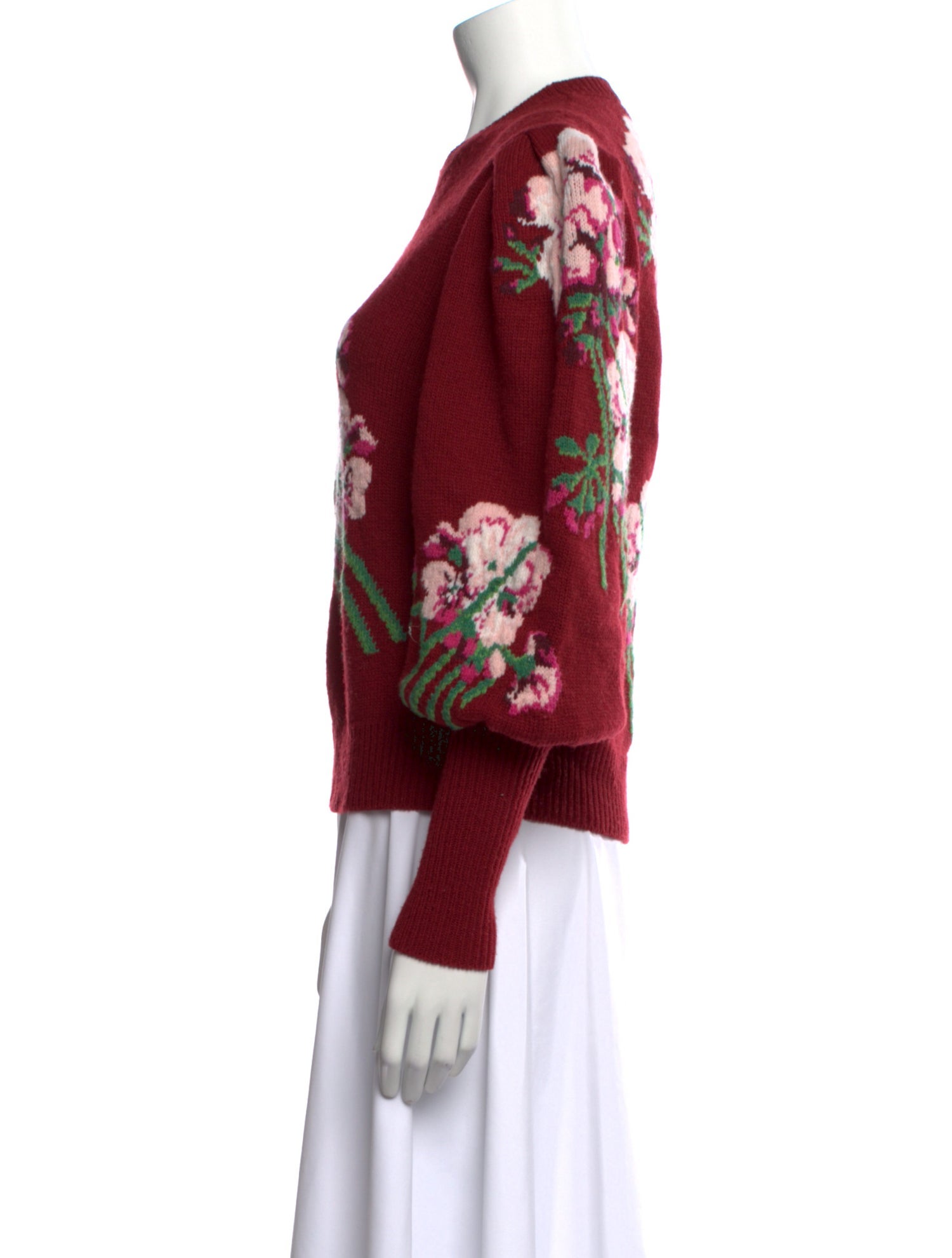 Gucci 2021 Floral Intarsia Sweater