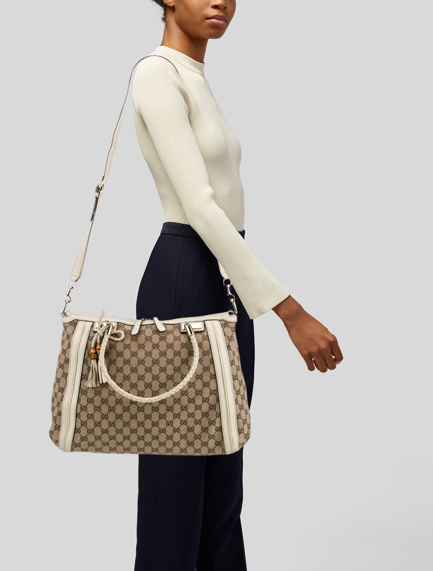 Gucci GG Canvas Bucket Bag