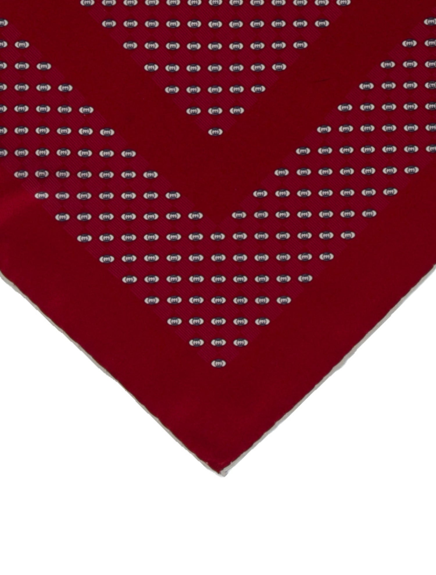 Gucci Silk Patterned Pocket Square