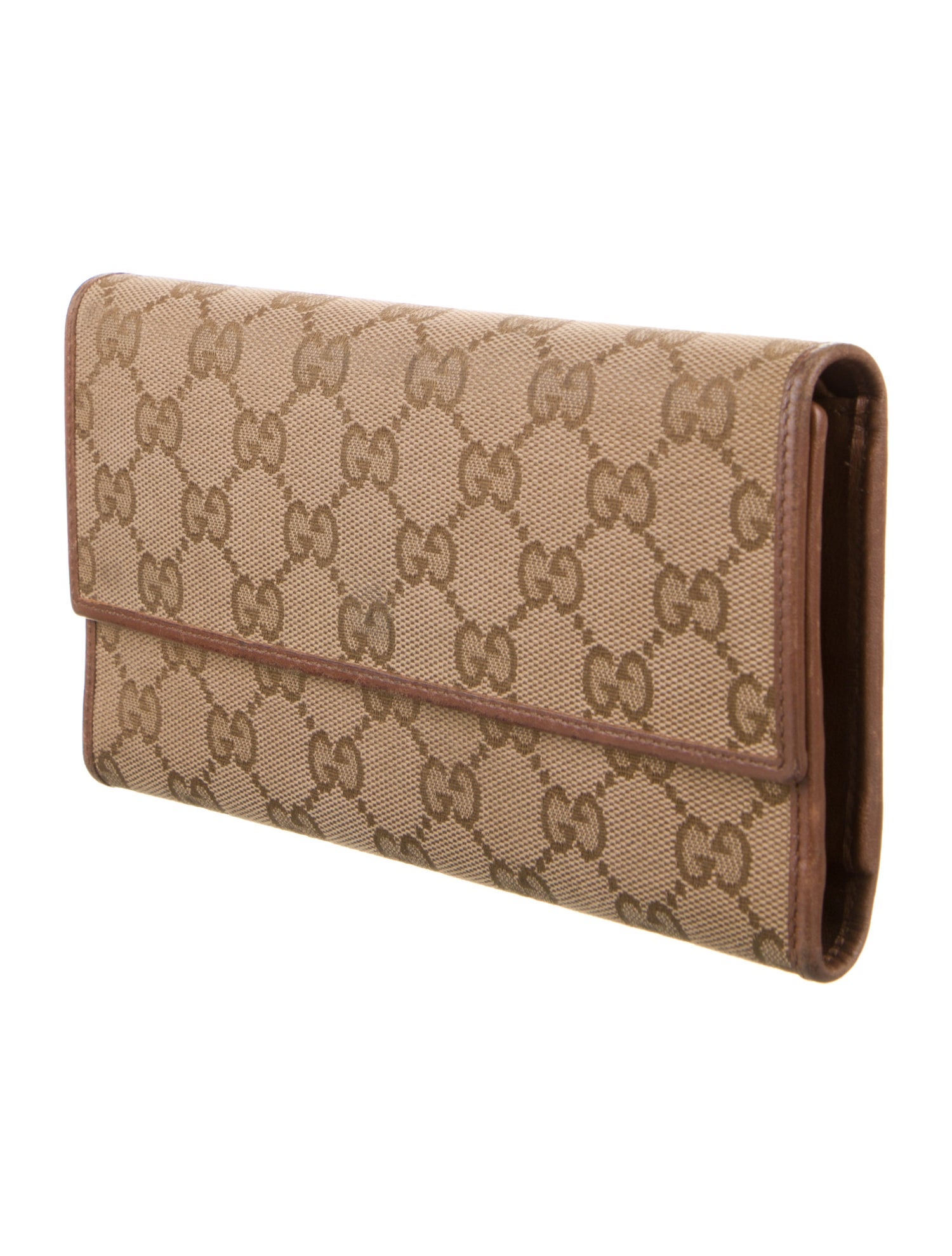 Gucci GG Canvas Canvas Trifold Wallet