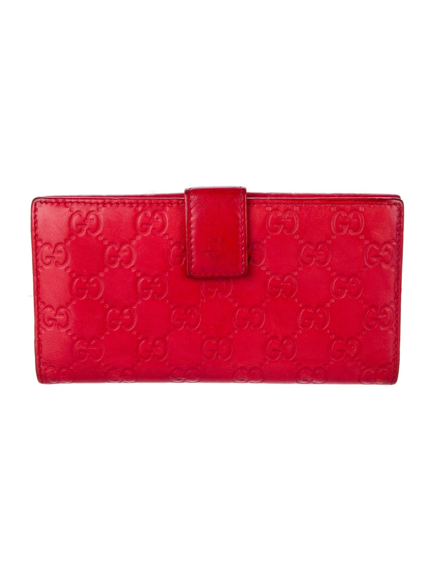 Gucci Interlocking G Logo Leather Continental Wallet