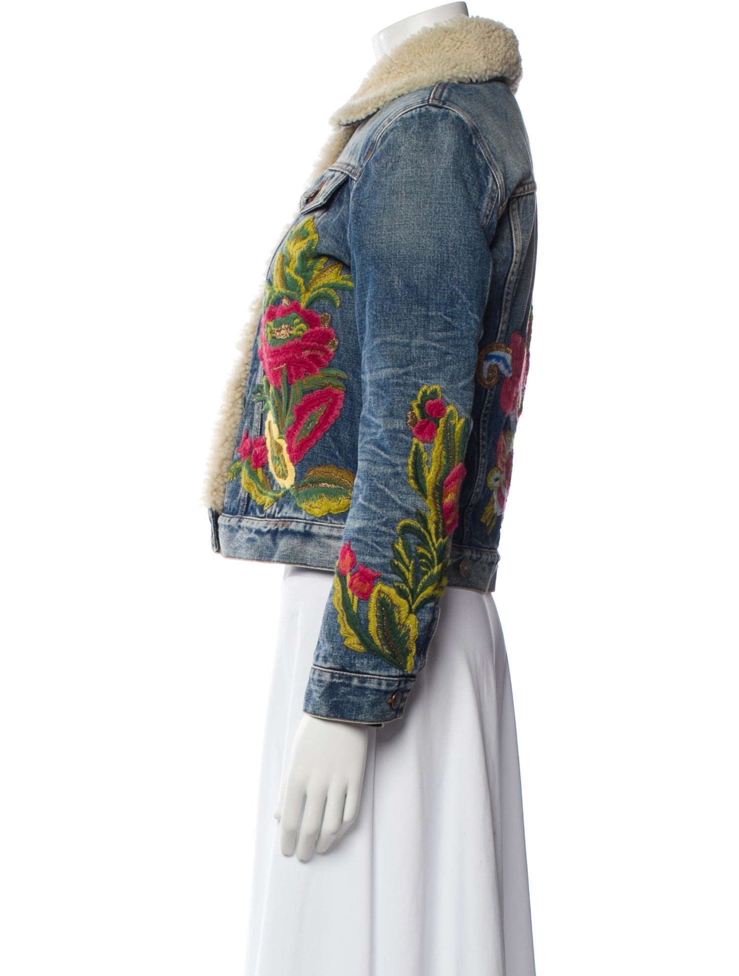 Gucci Patterned Denim Jacket