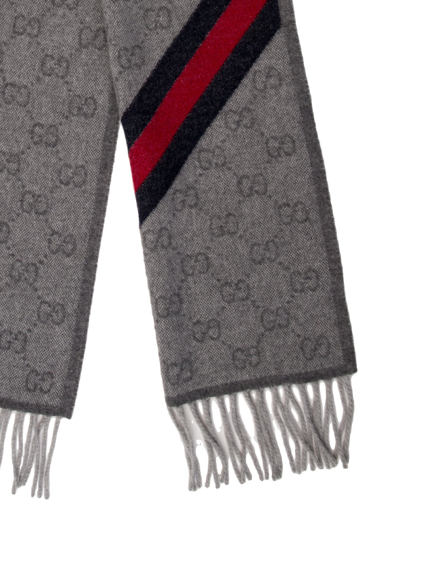 Gucci Wool Sylvie Web Accent Scarf