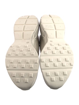 Gucci Leather Colorblock Pattern Sneakers