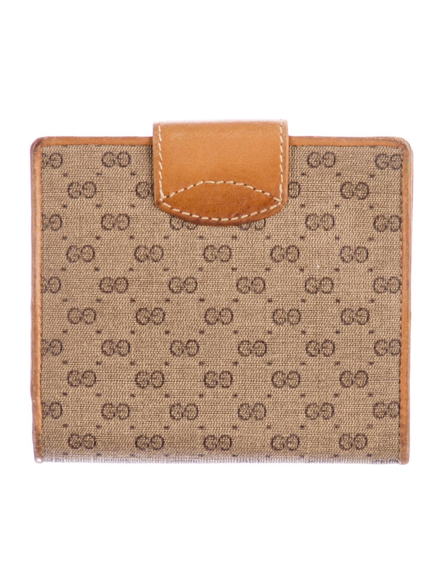 Gucci Canvas Printed Compact Wallet