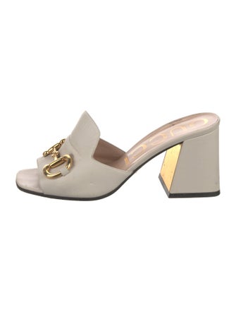 Gucci Leather Slides