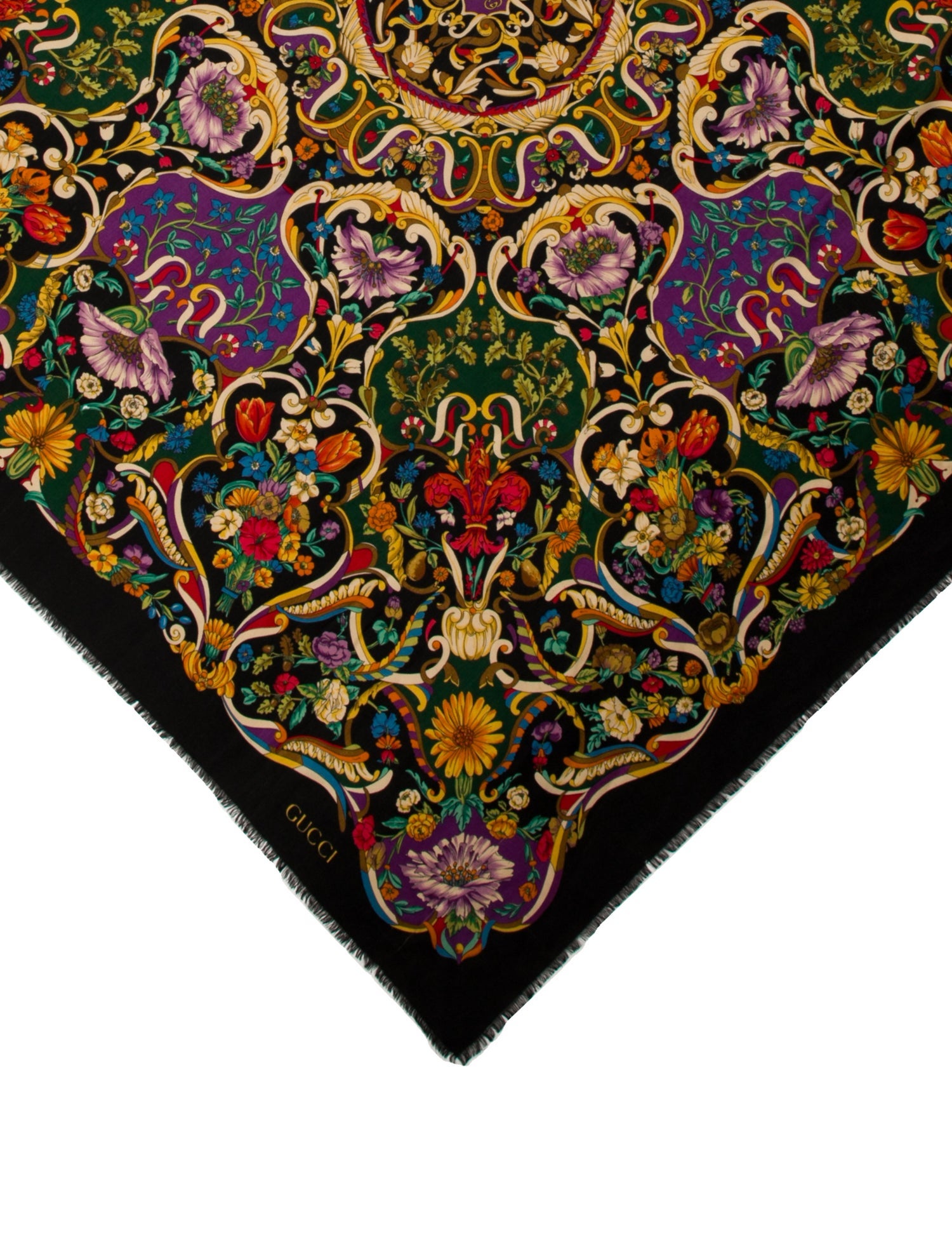 Gucci Wool Printed Scarf