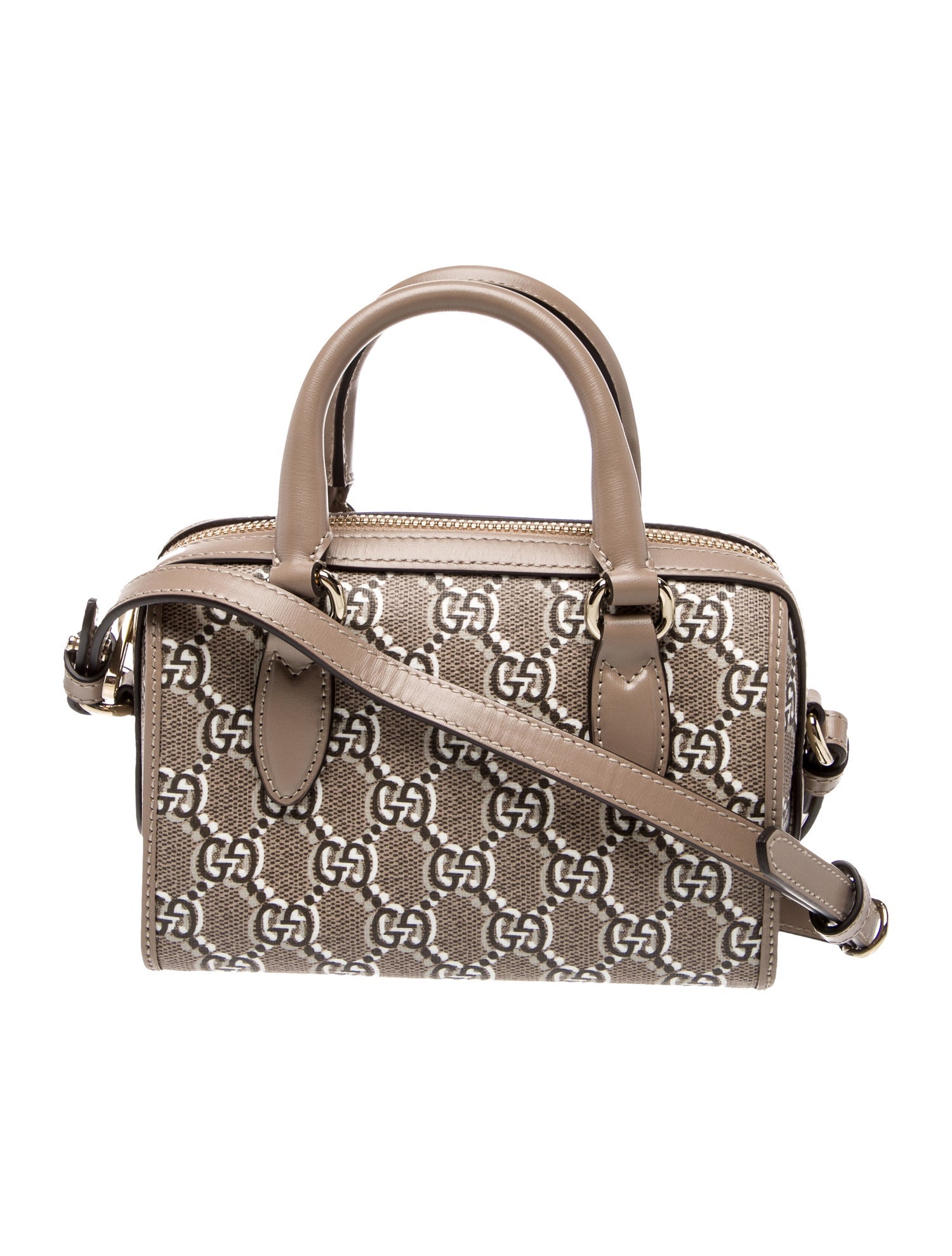 Gucci GG Supreme Shadow Boston Super Mini