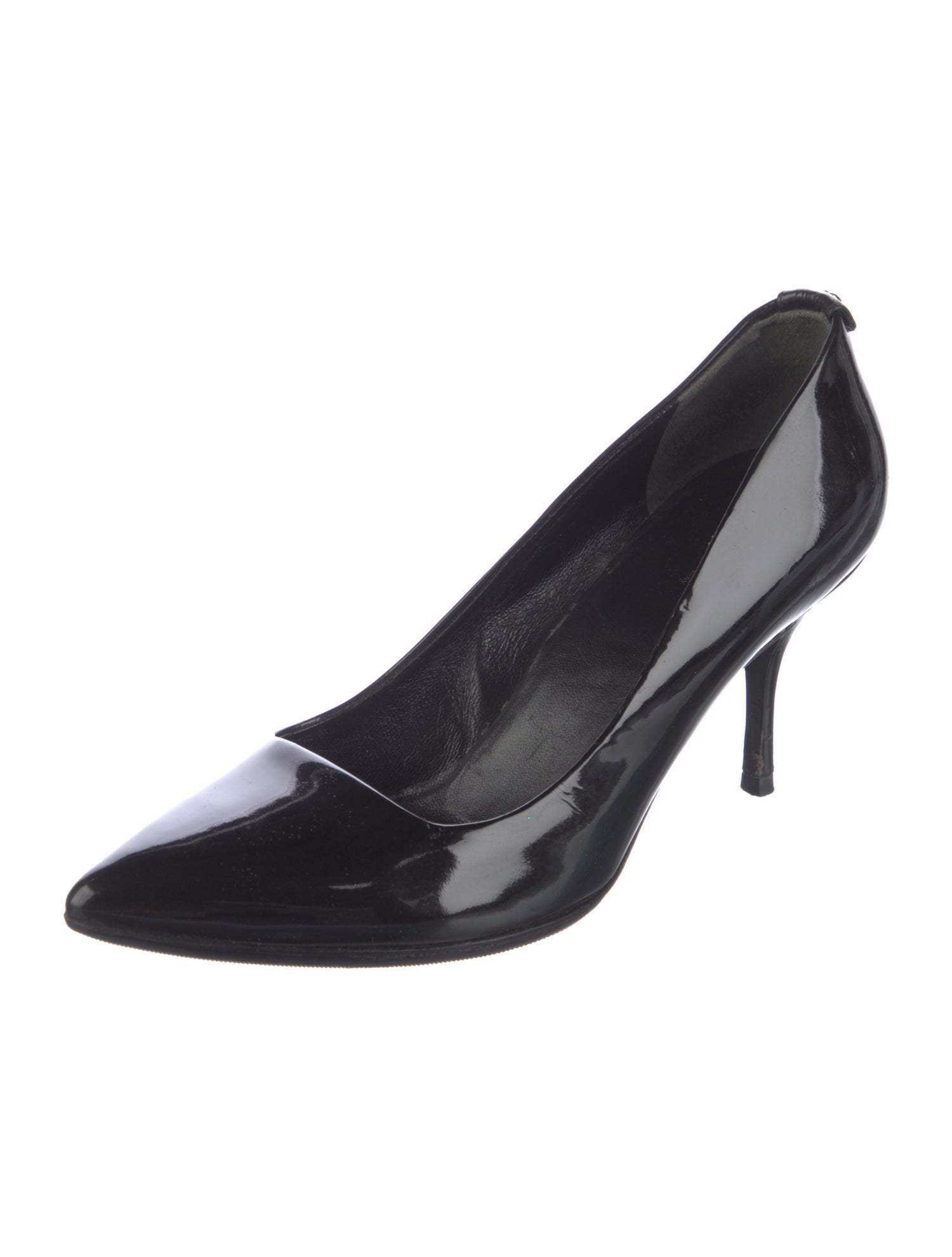 Gucci Interlocking G Logo Patent Leather Pumps