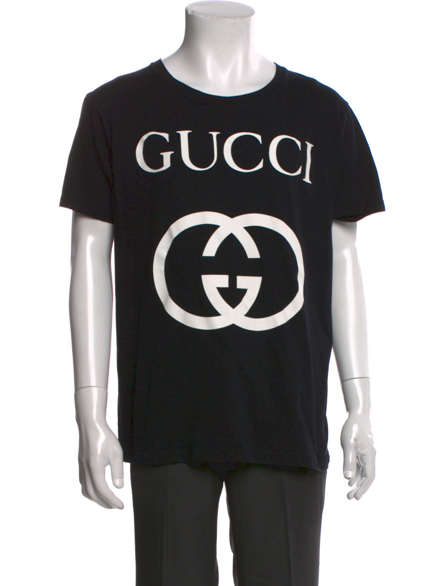 Gucci Interlocking G Logo Crew Neck T-Shirt