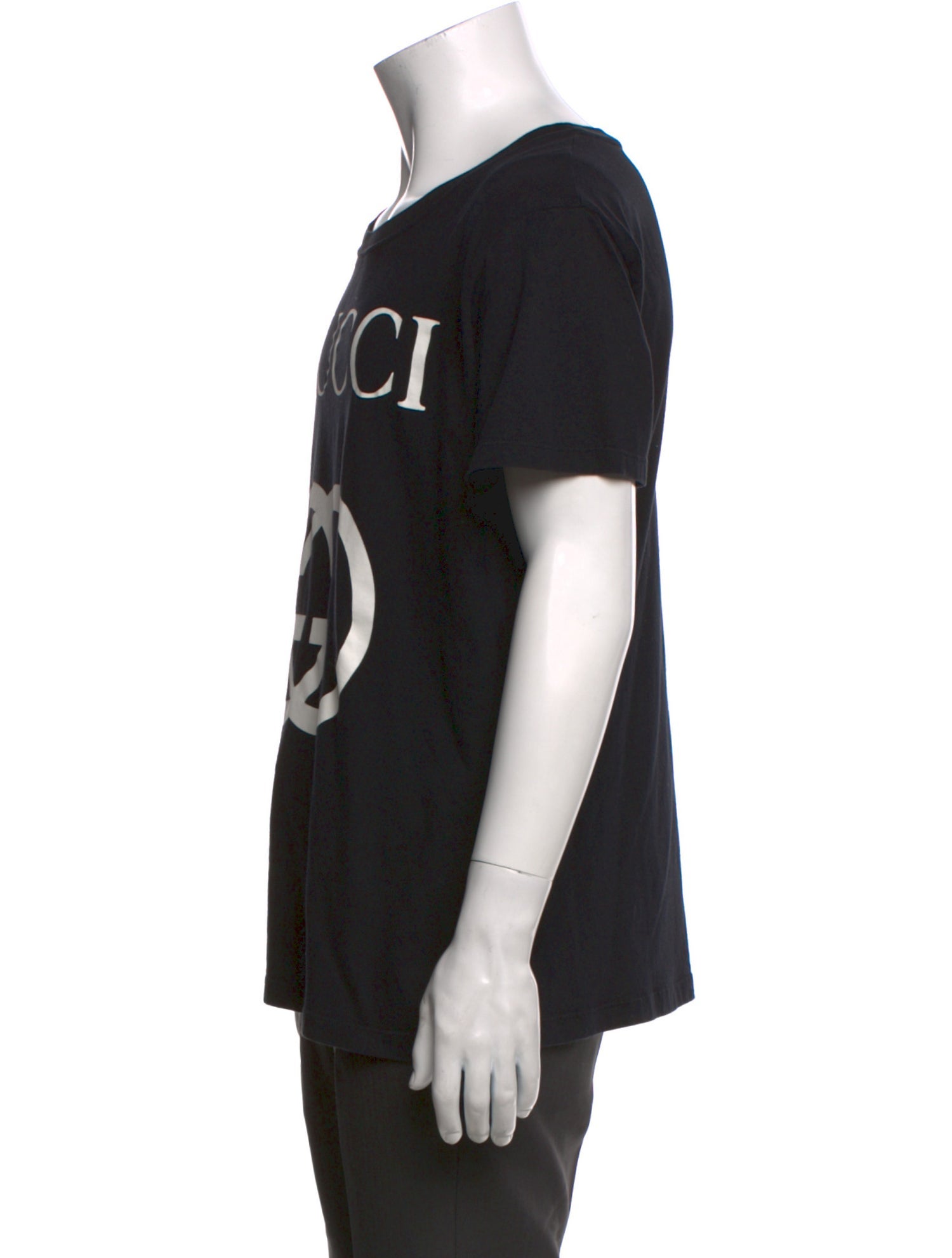 Gucci Interlocking G Logo Crew Neck T-Shirt