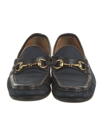 Gucci Horsebit Accent Leather Dress Loafers