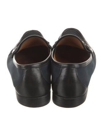 Gucci Horsebit Accent Leather Dress Loafers