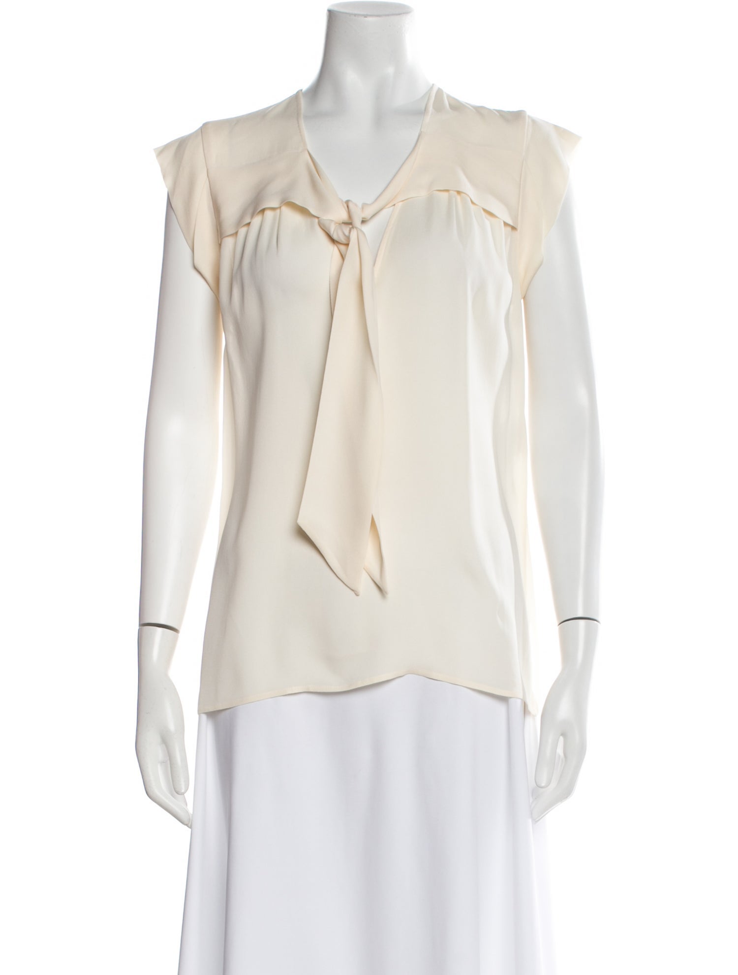 Gucci Silk V-Neck Blouse