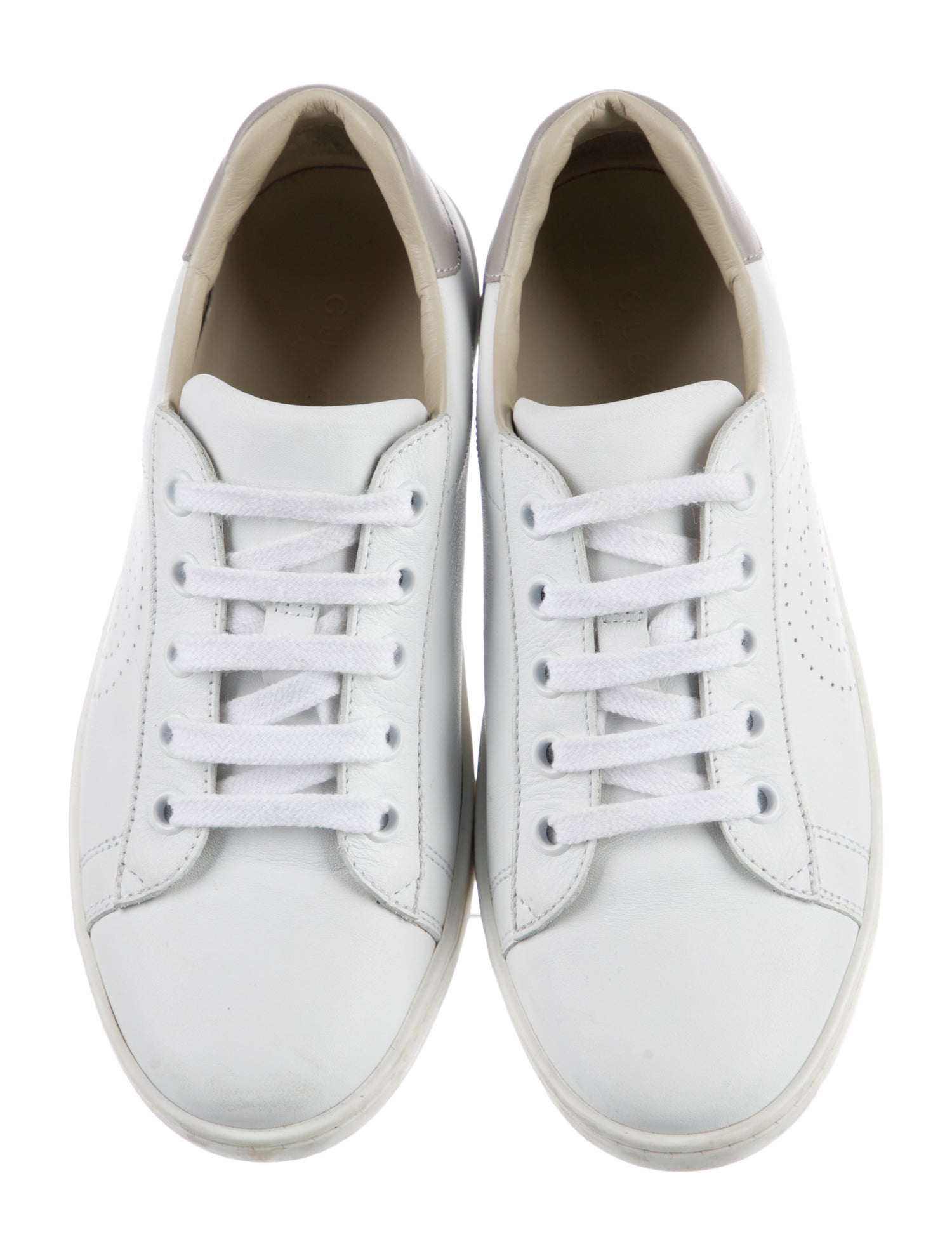 Gucci Leather Low Top Sneakers