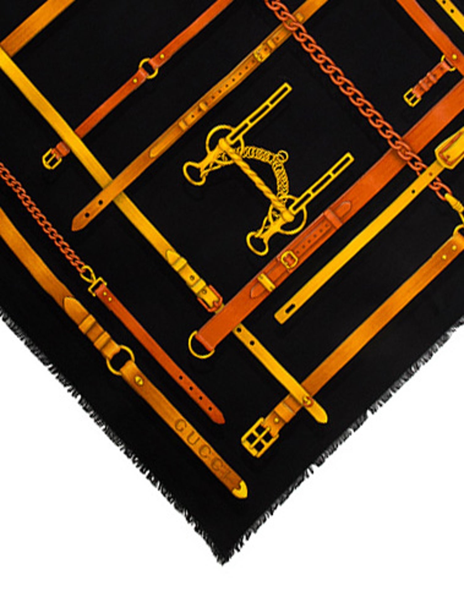 Gucci Wool Printed Scarf