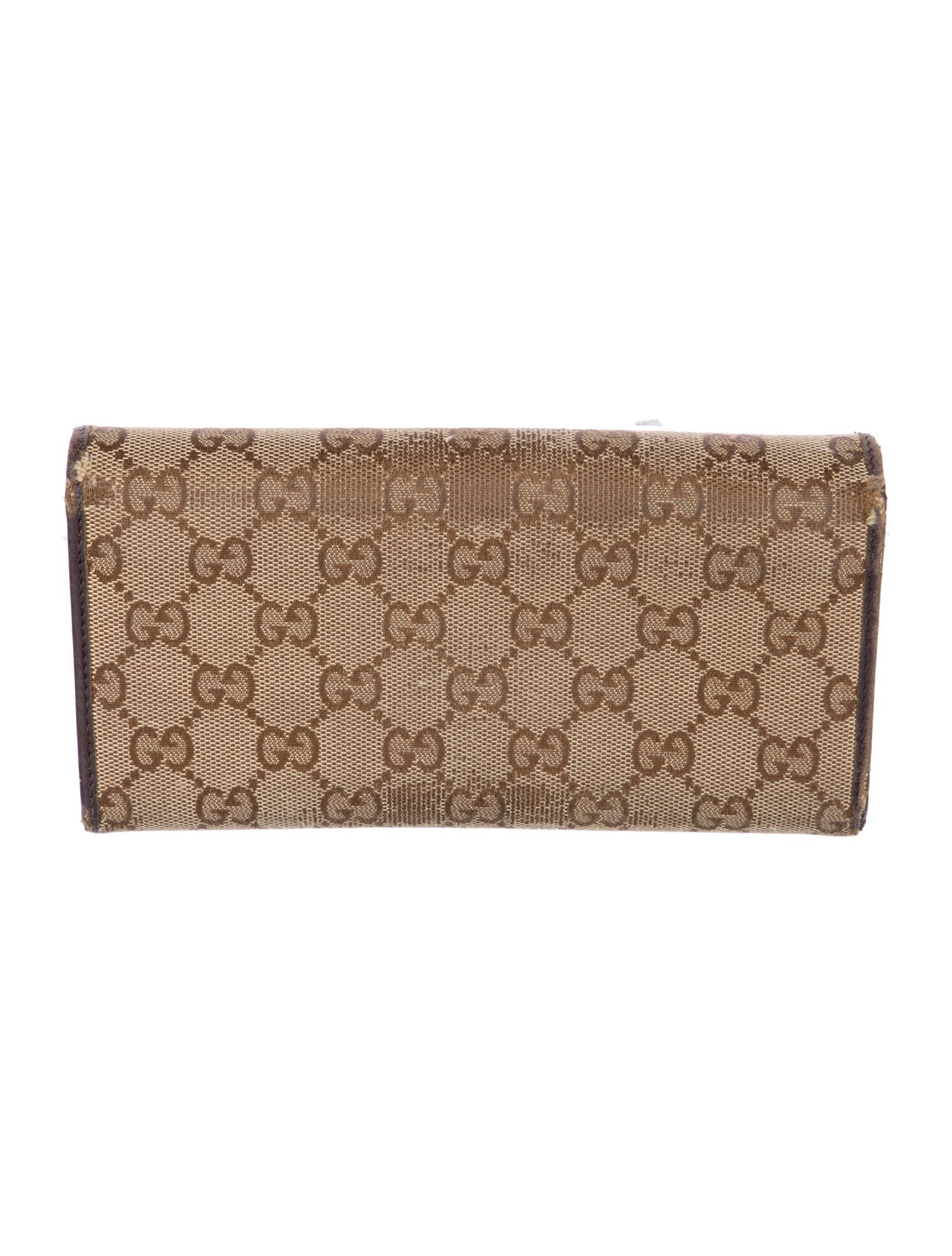 Gucci GG Canvas Canvas Continental Wallet