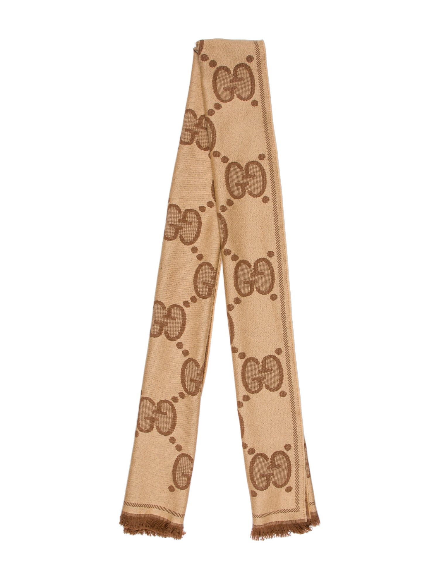 Gucci Wool Printed Scarf