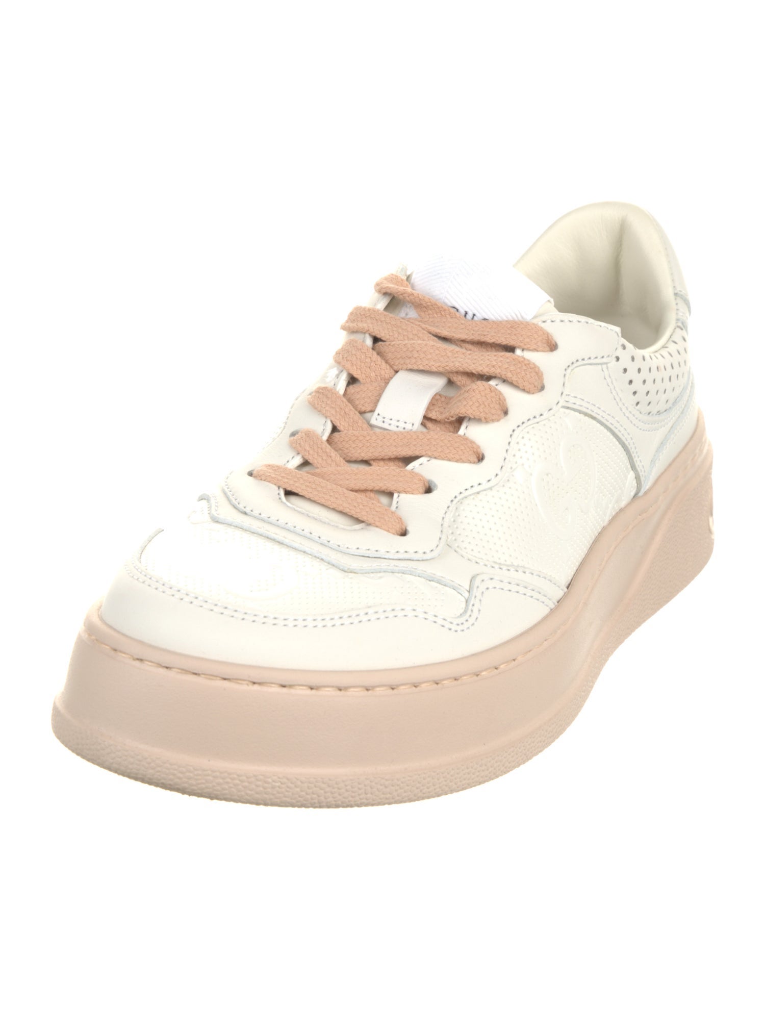 Gucci Interlocking G Logo Leather Sneakers