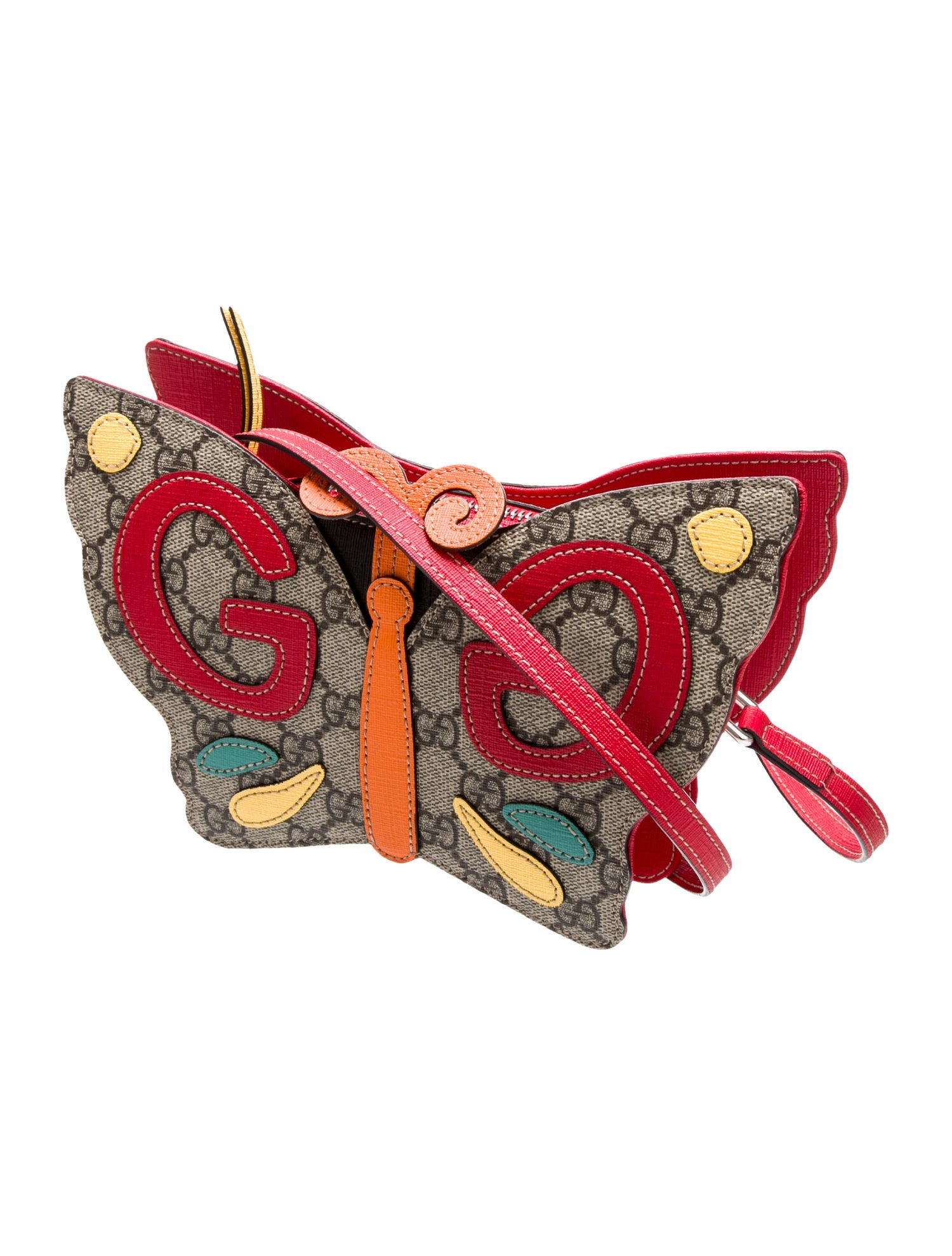 Gucci GG Supreme Monogram Childrens Butterfly Bag