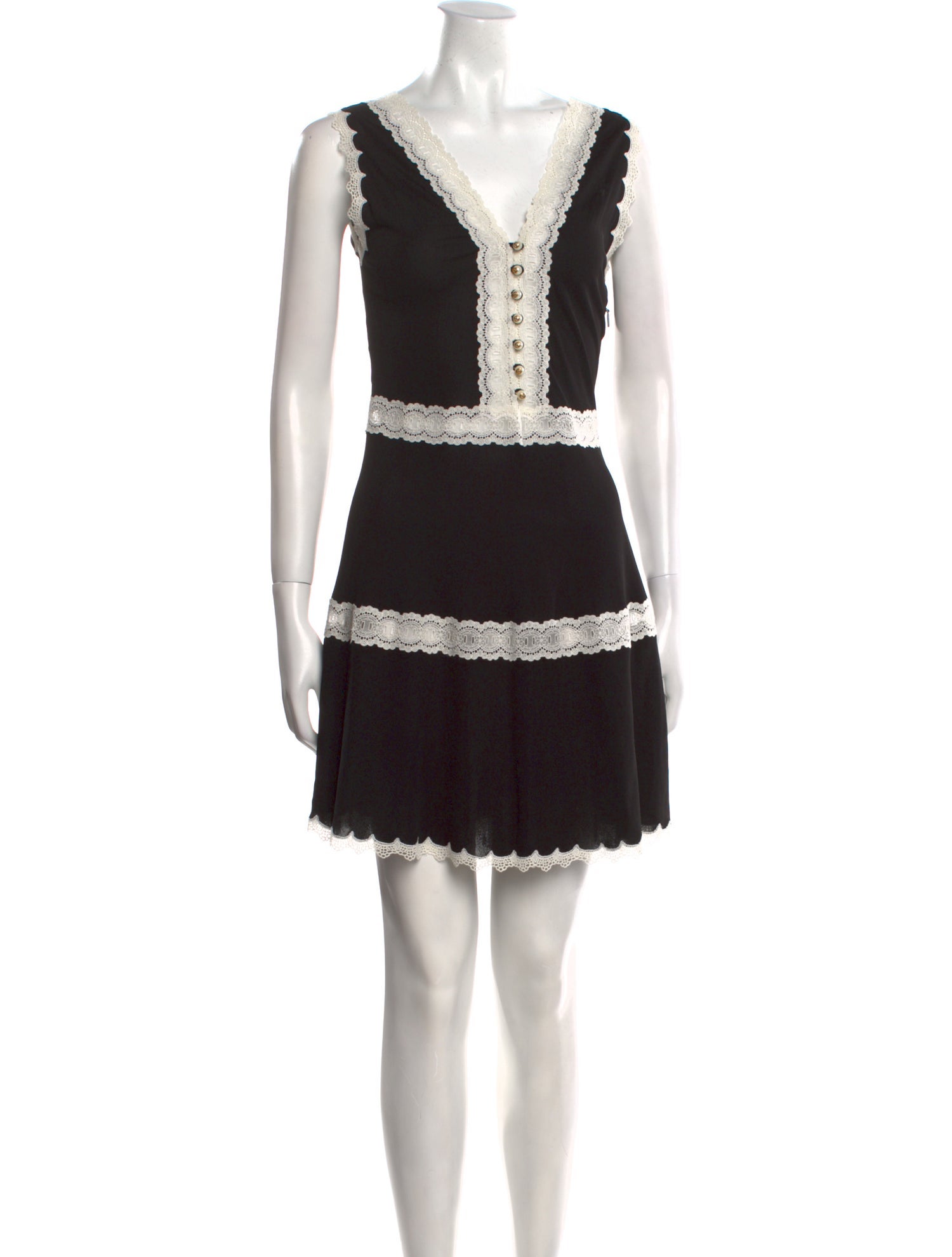 Gucci V-Neck Mini Dress