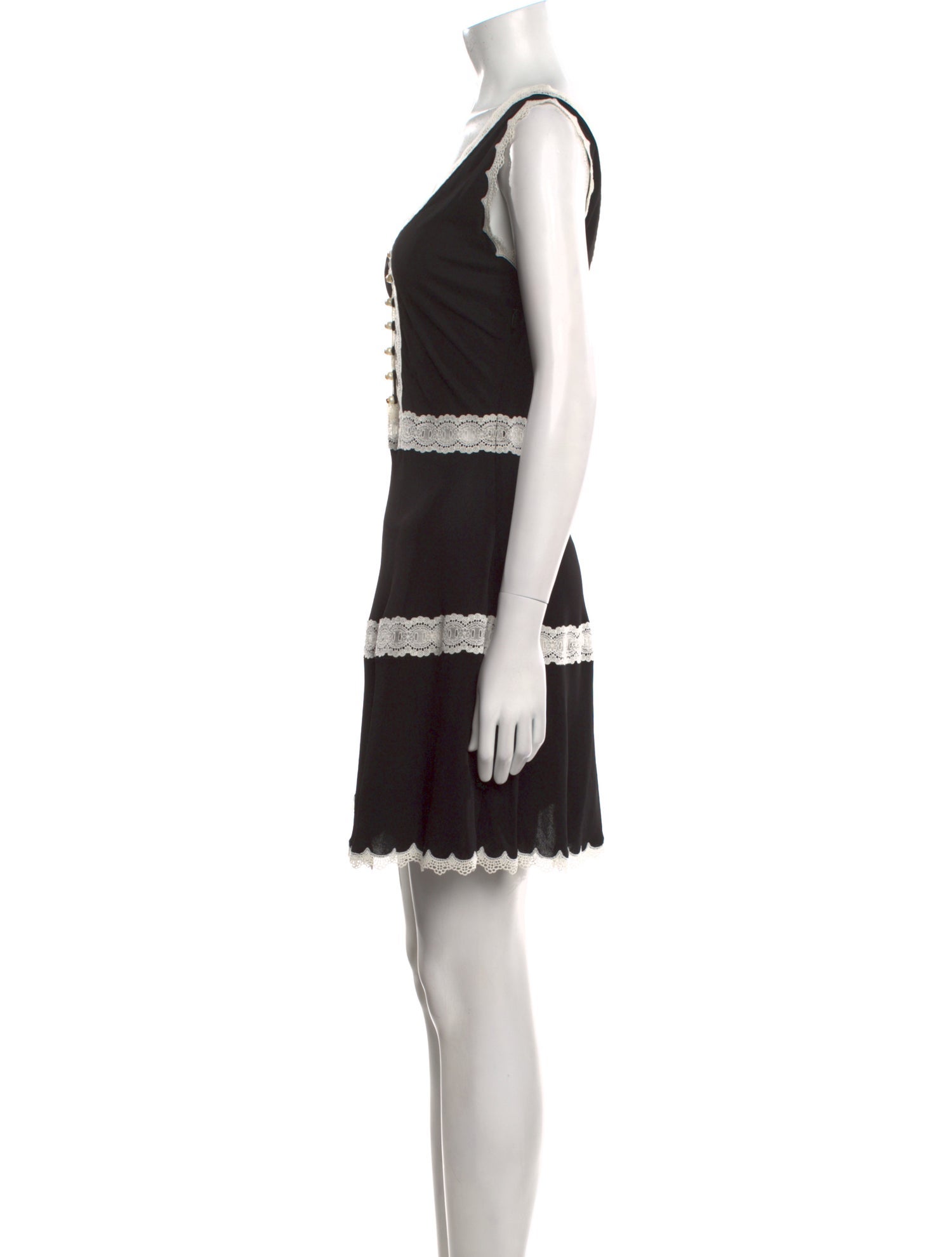 Gucci V-Neck Mini Dress