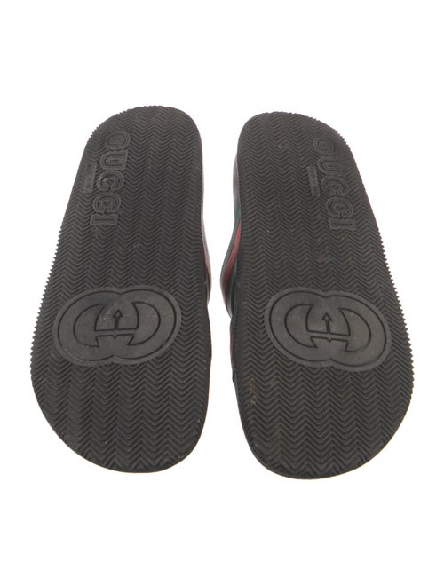 Gucci Web Accent Rubber Slides
