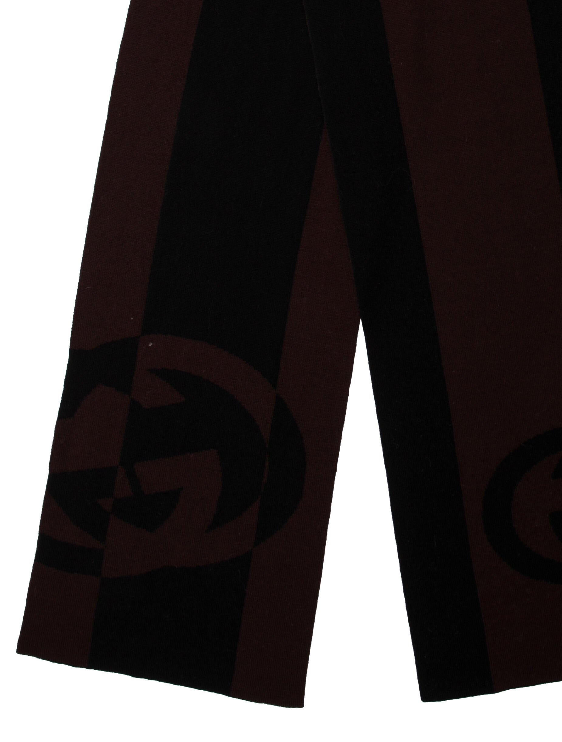 Gucci Wool GG Logo Scarf