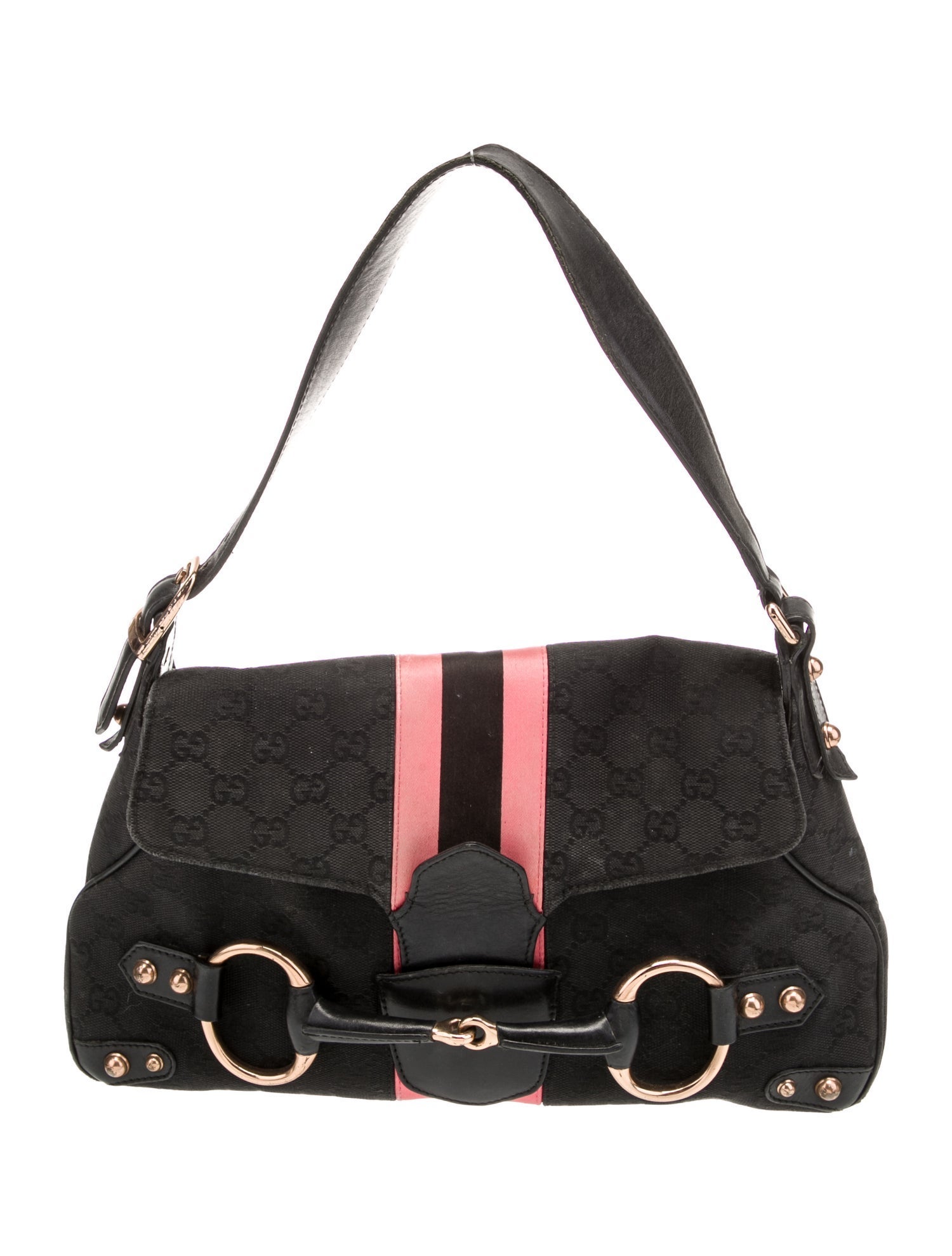 Gucci GG Canvas Horsebit Chain