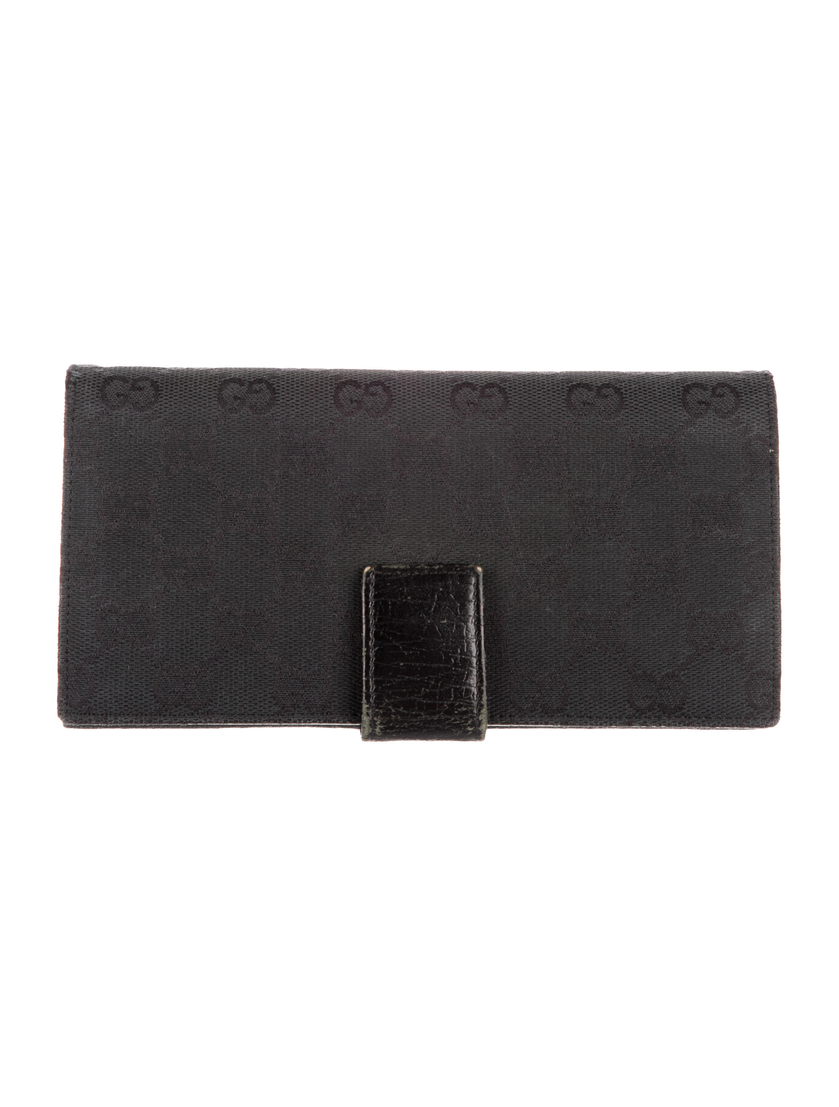 Gucci Horseferry Check Pattern Canvas Wallet