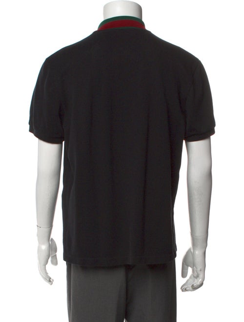 Gucci Web Accent Crew Neck Polo Shirt