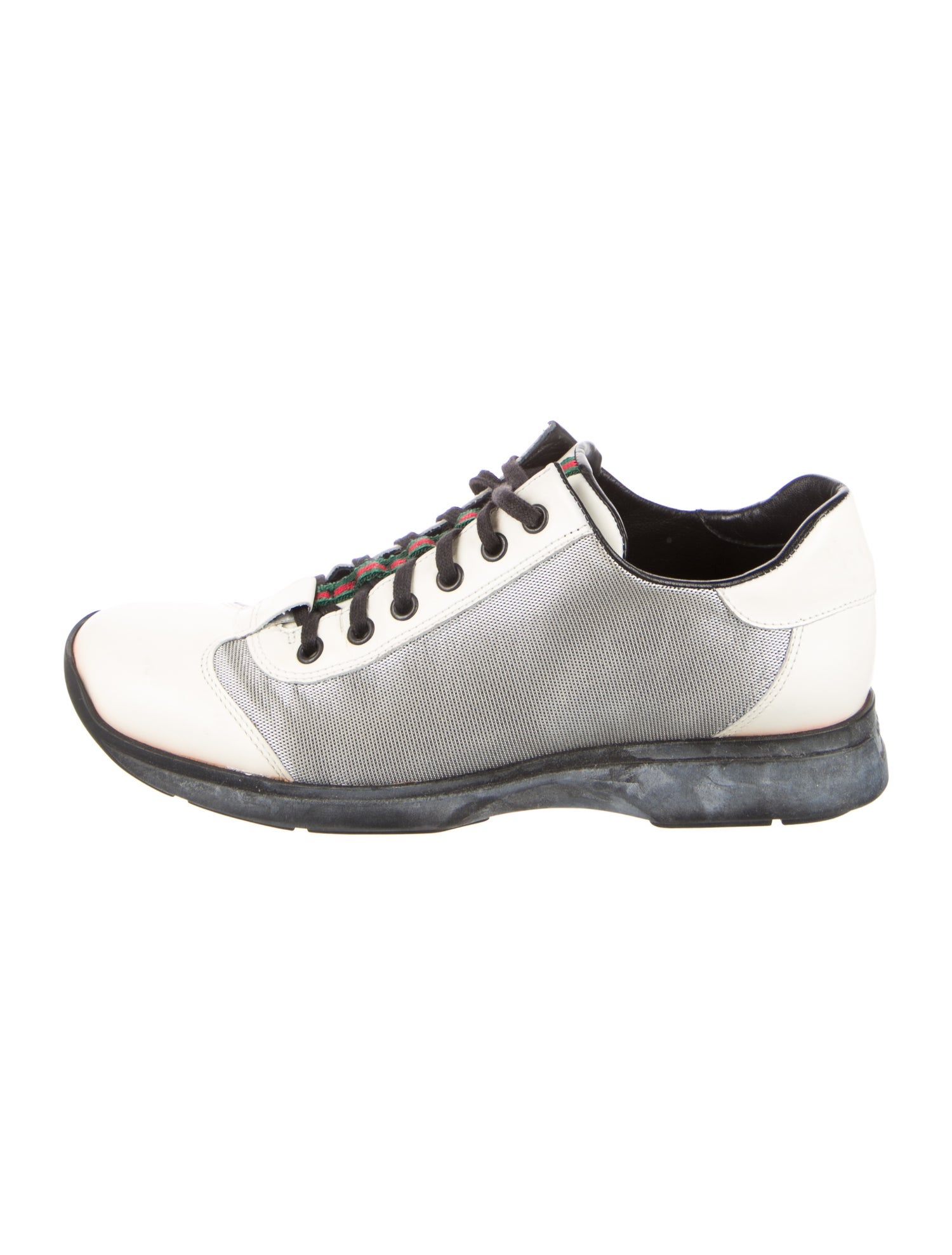 Gucci Leather Athletic Sneakers