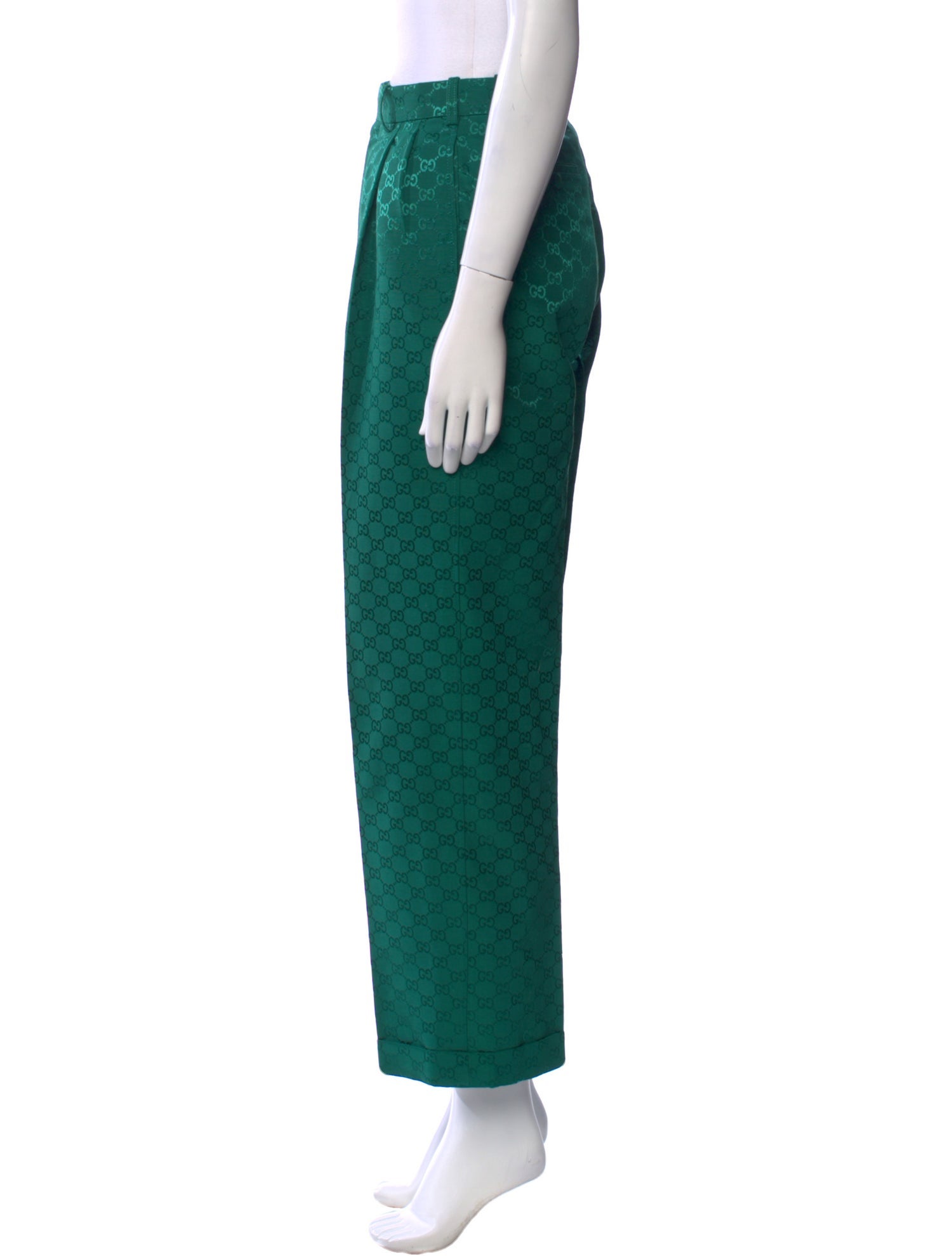 Gucci Printed Wide Leg Pants