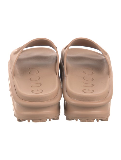 Gucci Interlocking G Logo Rubber Slides