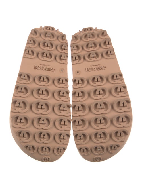 Gucci Interlocking G Logo Rubber Slides